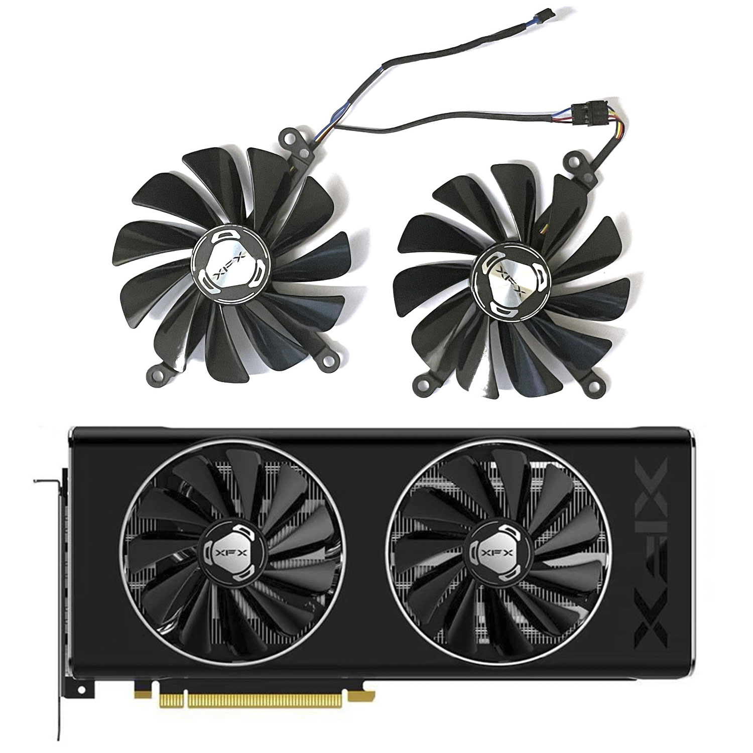 Lga1700 Itx Motherboard Ddr5 - مروحة جديدة أصلية لبطاقة الرسومات XFX